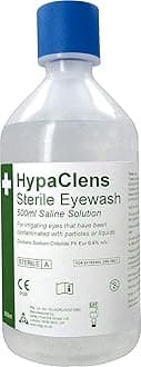 HypaClens Emergency Sterile Eye Wash Bottle (500ml)