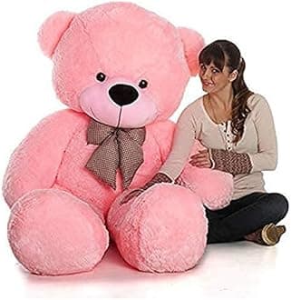 Teddy Bear Plush Stuffed Animals Soft Toys, Huggable Teddy Bear, Birthday Gift for Boys, Girls, Wife, Girlfriend, Women, Kids Valentine's Christmas Gift (6 Feet, Pink)